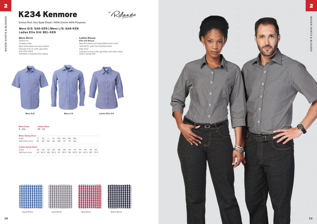 Ladies Kenmore K234 3/4 Blouse