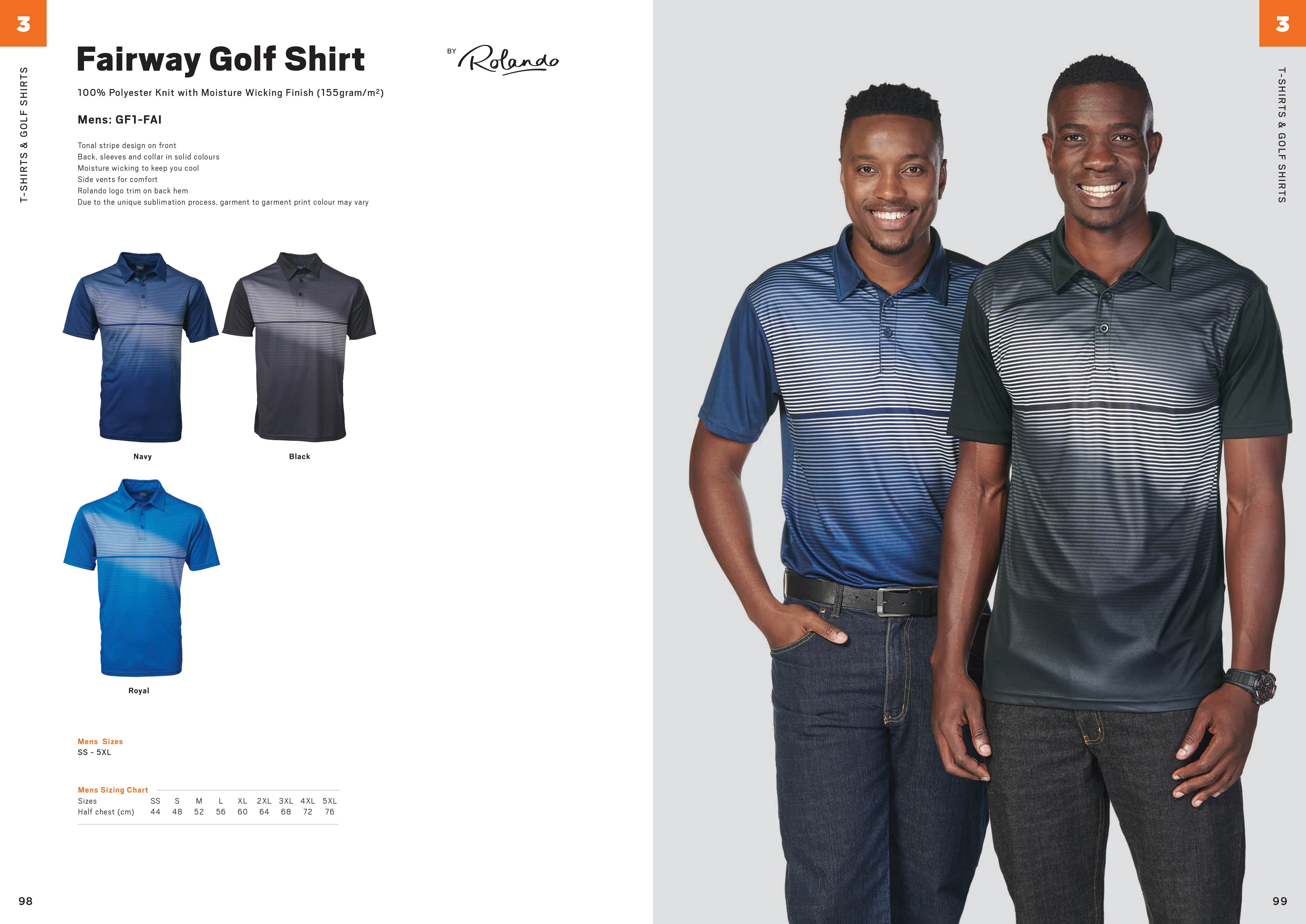 Fairway Sublimated Golfer
