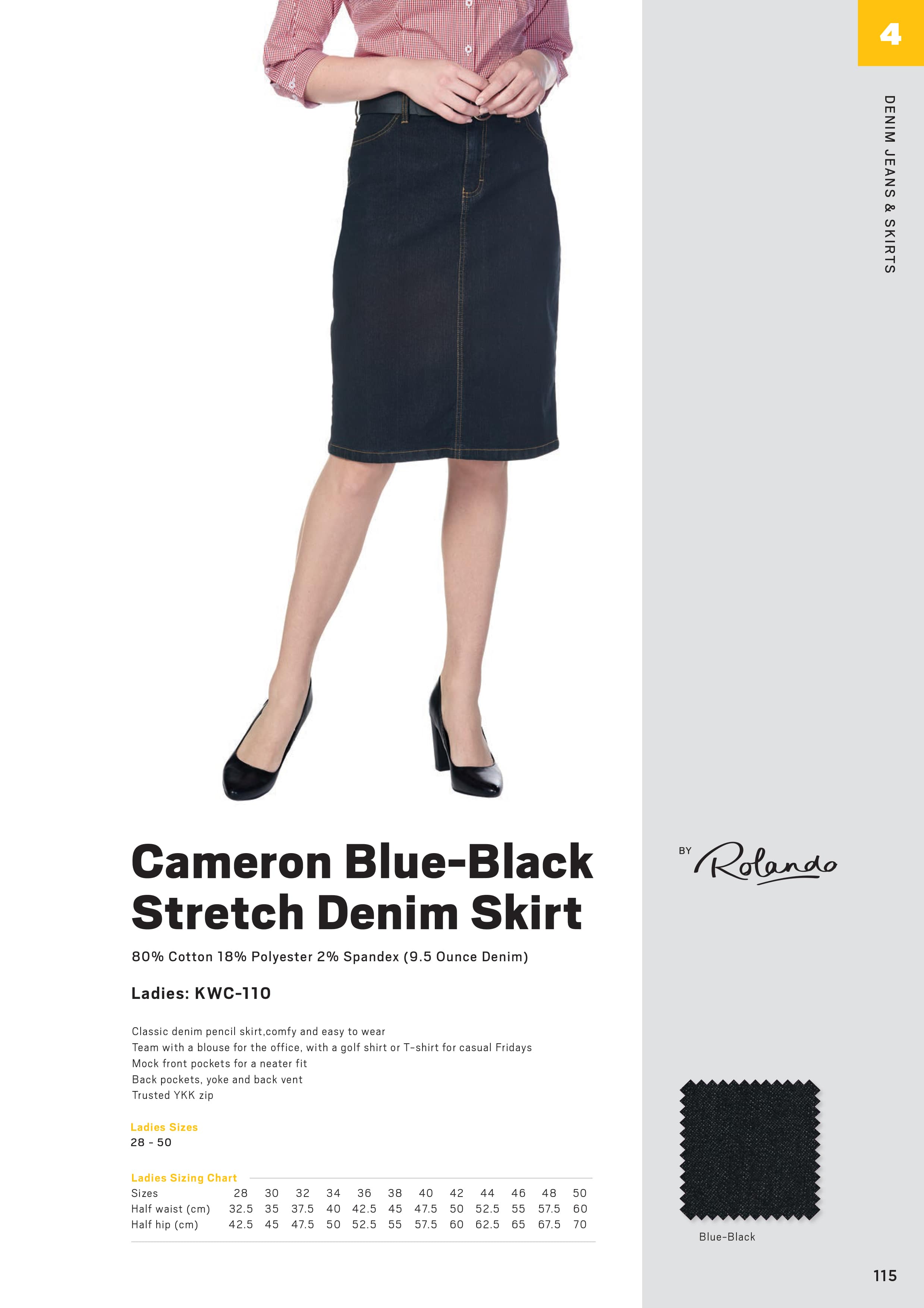 Cameron Denim Skirt