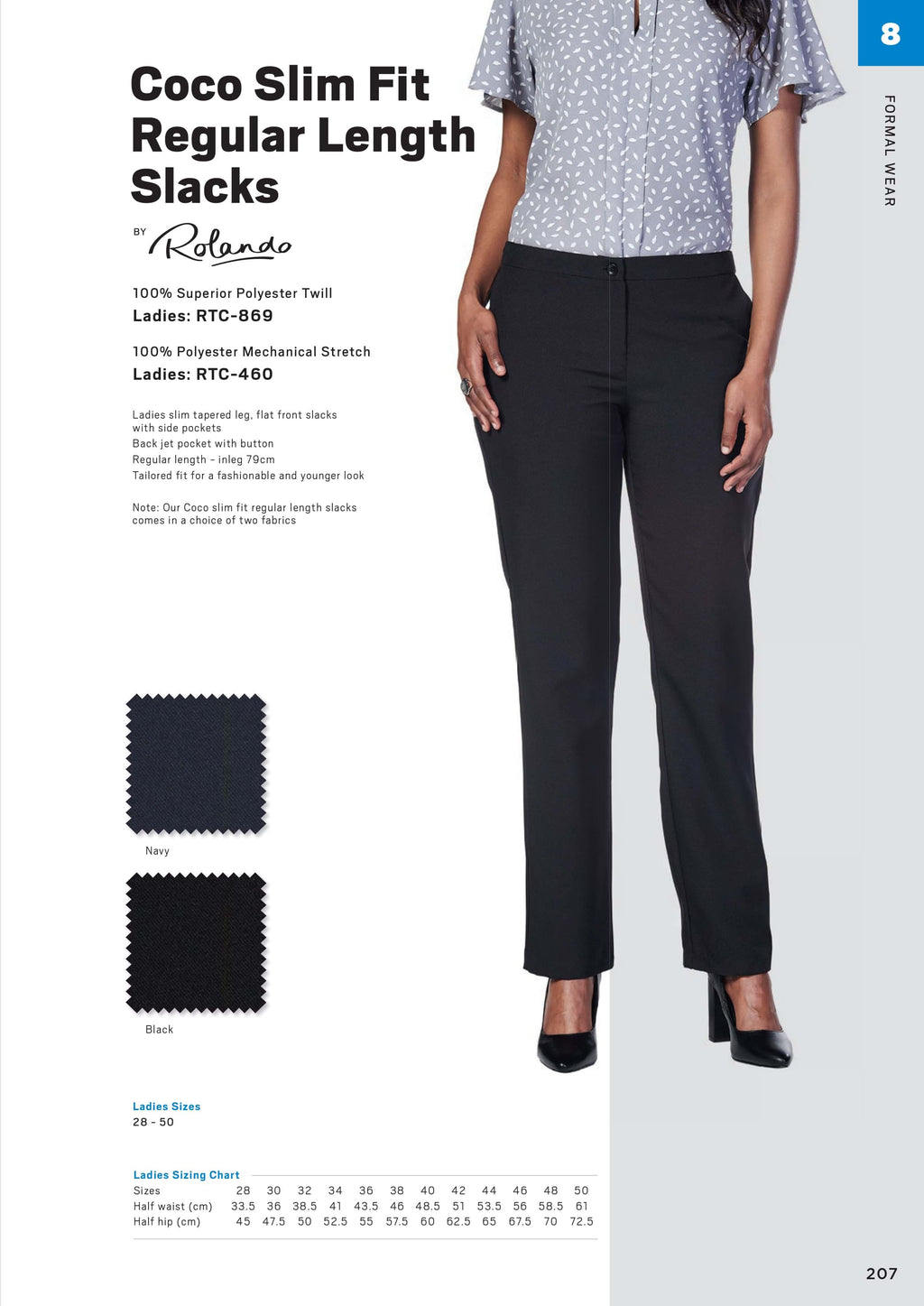CARLO GALUCCI - Coco 599 Slim Fit Slacks