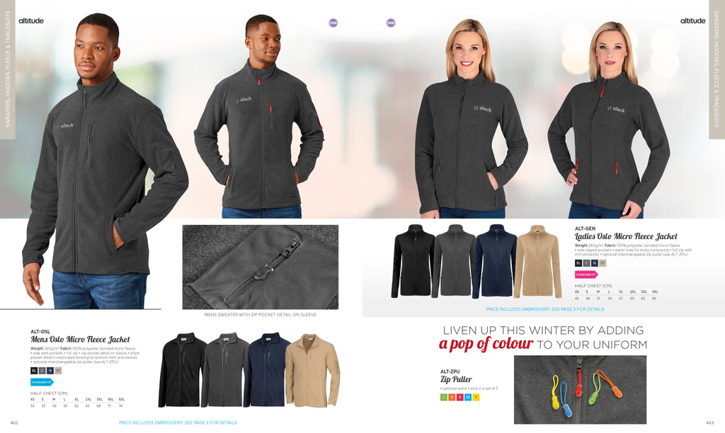 Altitude - Mens Oslo Micro Fleece Jacket