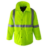 High Visibility Parka Jacket - Fluorescent Yellow
